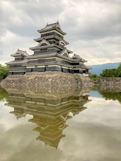 松本城のお堀の浚渫計画